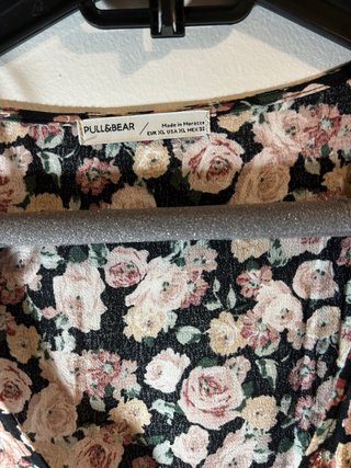 Vestido floral Pull&Bear Talla XL