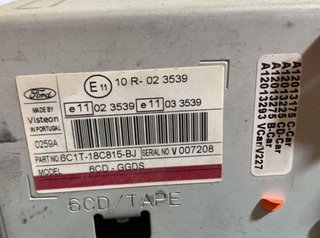 60837 radio 6c1t18c815bj ford transit furgon 2.4
