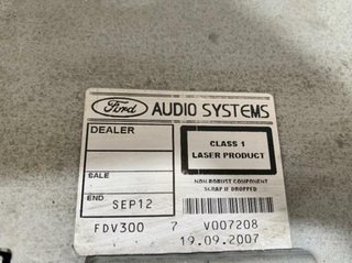 60837 radio 6c1t18c815bj ford transit furgon 2.4