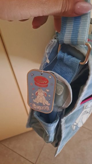Borsa tracolla Disney Eeyore azzurra