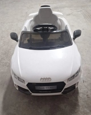 Coche Eléctrico Audi TT RS Infantil Blanco