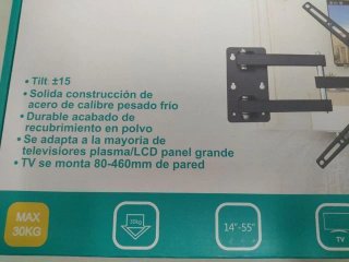 SOPORTE TV EXTENSIBLE 14-55" NUEVO!!!