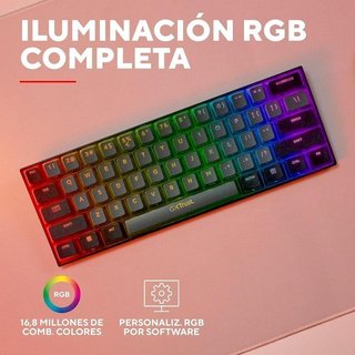 Teclado mecánico 60% español GXTrust Revyn NUEVO