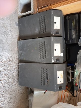 3 x SAI / UPS Alcatel AL-1000 UF. Sin batería.