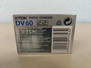 TDK Mini DV 60 Cinta de Video