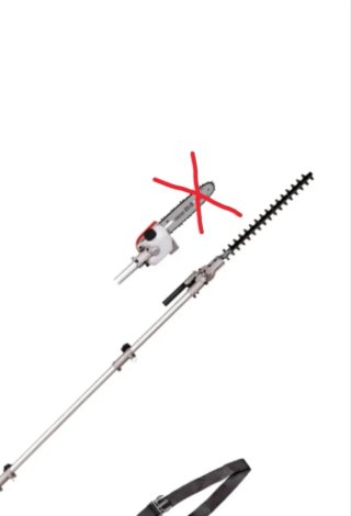 Sierra Cortasetos Eléctrico Extensible de bara