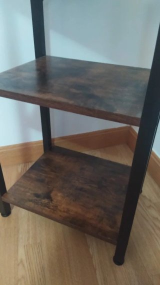 Estantería madera y metal 5 baldas