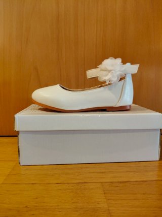Zapatos de comunión blancos talla 30