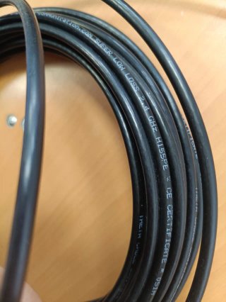 Cable Coaxial Theta 2.4 GHz 15m Baja Pérdida