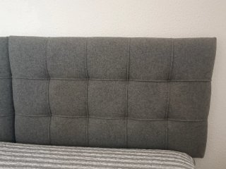 Cabecero de cama 90 cm tapizado