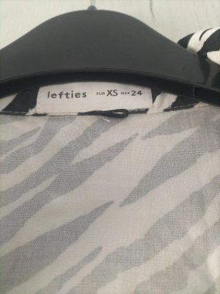 Vestido Camisero Talla Única Cebra