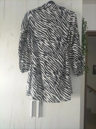 Vestido Camisero Talla Única Cebra