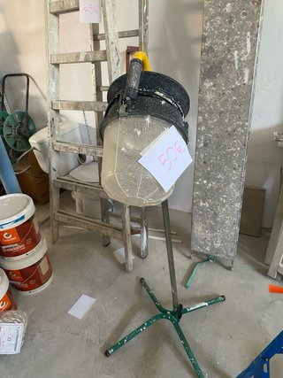 Andamio y focos de trabajo