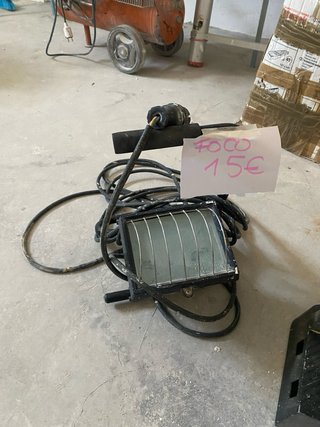 Andamio y focos de trabajo