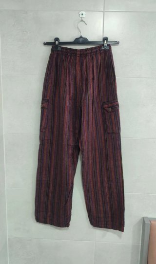 Pantalones hippies rayas 100% algodón