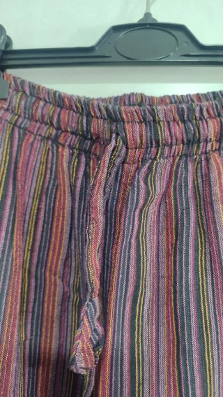 Pantalones hippies rayas 100% algodón