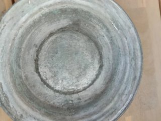 Coppia di piatti in rame