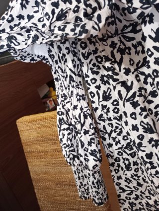 Vestido corto estampado floral