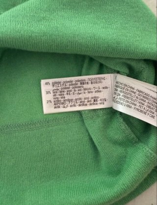 Jersey Zara verde talla M