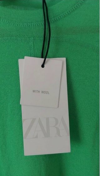 Jersey Zara verde talla M
