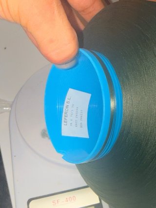 Hilo espumilla remallado