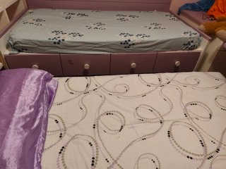 Cama nido con muebles y escritorio