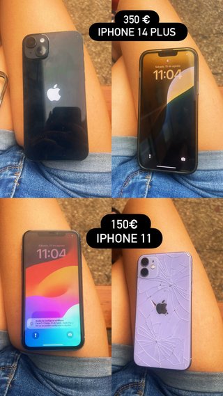 iPhone 14 Plus y iPhone 11