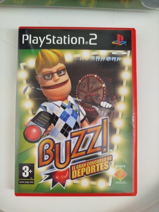 Juego Buzz! El Gran Concurso Deportes PS2 4 Mandos