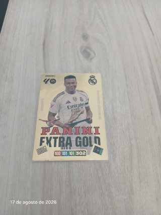 Cromo Panini Extra Gold Mbappé
