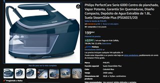 Plancha Philips PerfectCare Serie 6000 Nueva