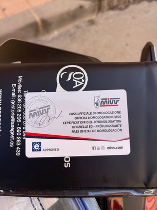Mivv GP Pro Titanio - Honda CB650R 2021 Euro 5