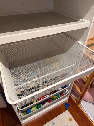 Mueble Pax Ikea Blanco + cestos + estantes