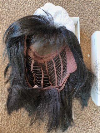 Peluca Topline Sangrà pelo natural negra