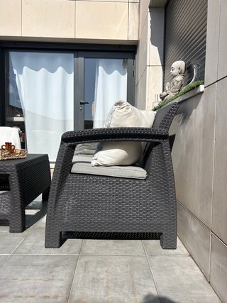 Muebles de resina para terraza/jardín
