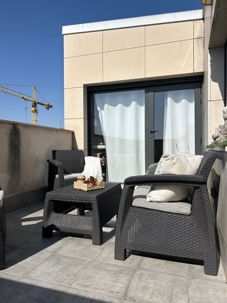 Muebles de resina para terraza/jardín