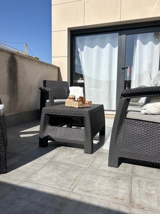 Muebles de resina para terraza/jardín