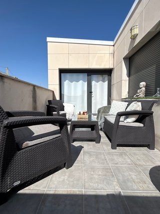 Muebles de resina para terraza/jardín