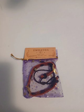 Pulsera EMBAYDA Roja y Negra