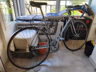 Bicicleta de carretera clásica