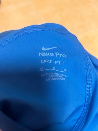 Mallas Nike Pro Azul Mujer