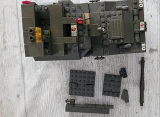 2 Tanques, Moto y 5 Soldados tipo Lego