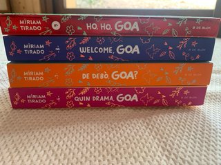 Libros Me llamo Goa 6, 7, 8 y 9, casi nuevos.