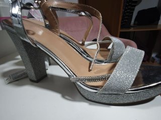 Zapatos de tacón negros talla 41