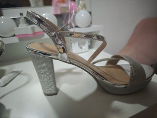 Zapatos de tacón negros talla 41