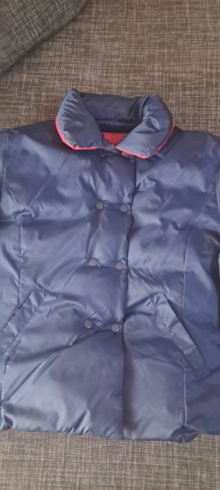 Chaqueta acolchada mujer Talla S plumas reversible