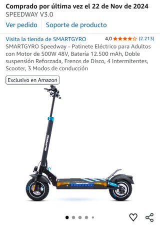 Smartgyro Speedway V3 DGT 180km