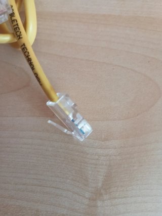 Cable de Red CABLETECH Amarillo