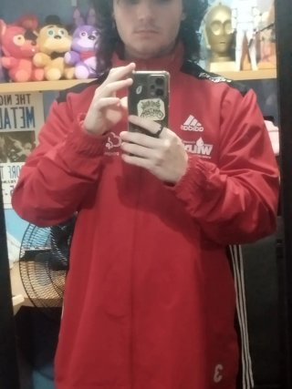 Chaqueta Adidas Roja Talla M