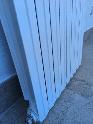Radiador Hierro Fundido 9 Elementos Blanco