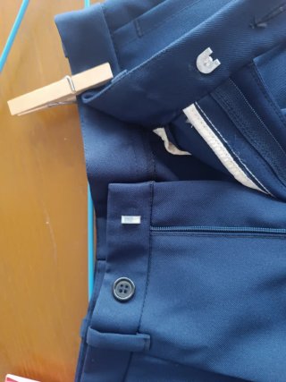 Traje chaqueta reversible/pantalon infantil vintag